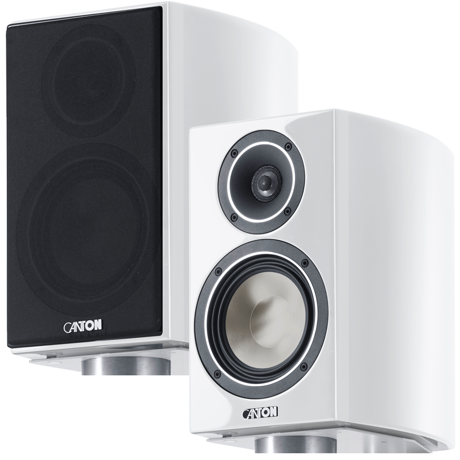 Canton Vento 826 6 2 Way Bookshelf Speaker White Pair