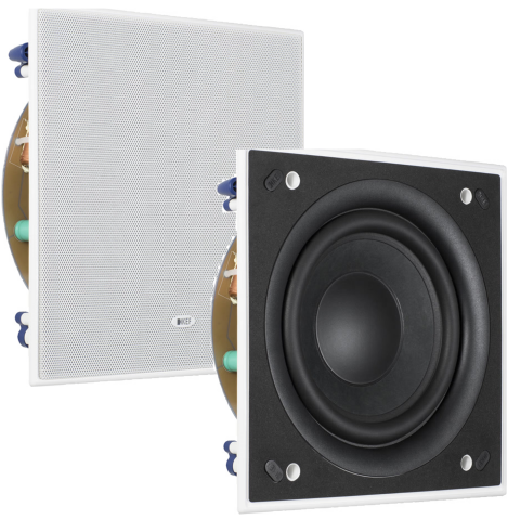KEF Ci200QSb PAIR 8" THX In-Wall Subwoofer