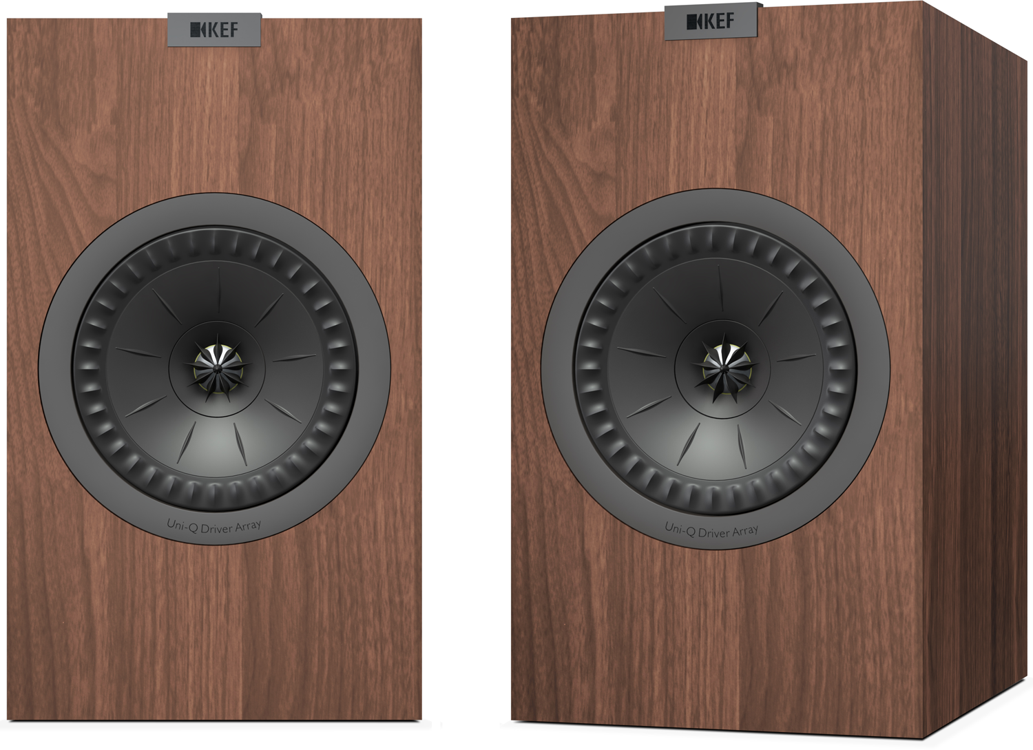 KEF Q350 PAIR 6.5" 2Way Bookshelf Speaker Walnut Pair Accessories4less
