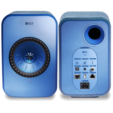 KEF LSX PAIR Wireless Music System Blue