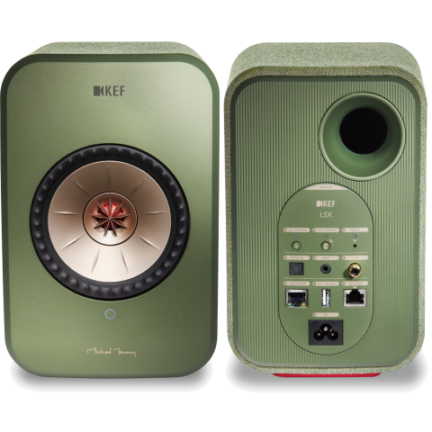 KEF LSX PAIR Wireless Music System Olive