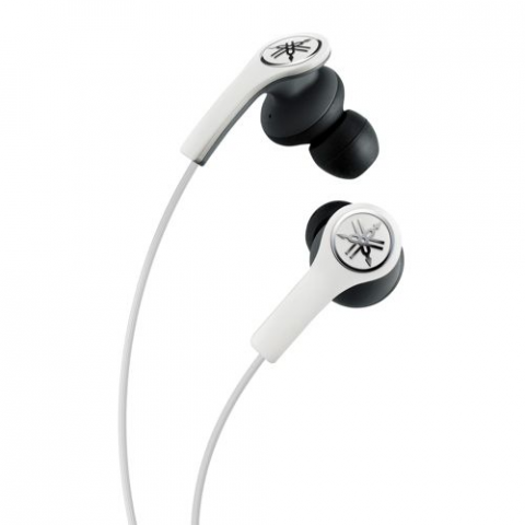 YAMAHA EPH-M200 In-ear Headphones w/Remote & Mic White NEW