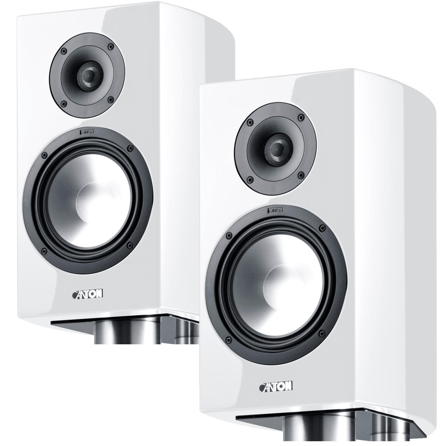 Canton Vento 830 2 7 2 Way Bookshelf Speaker White Gloss Pair