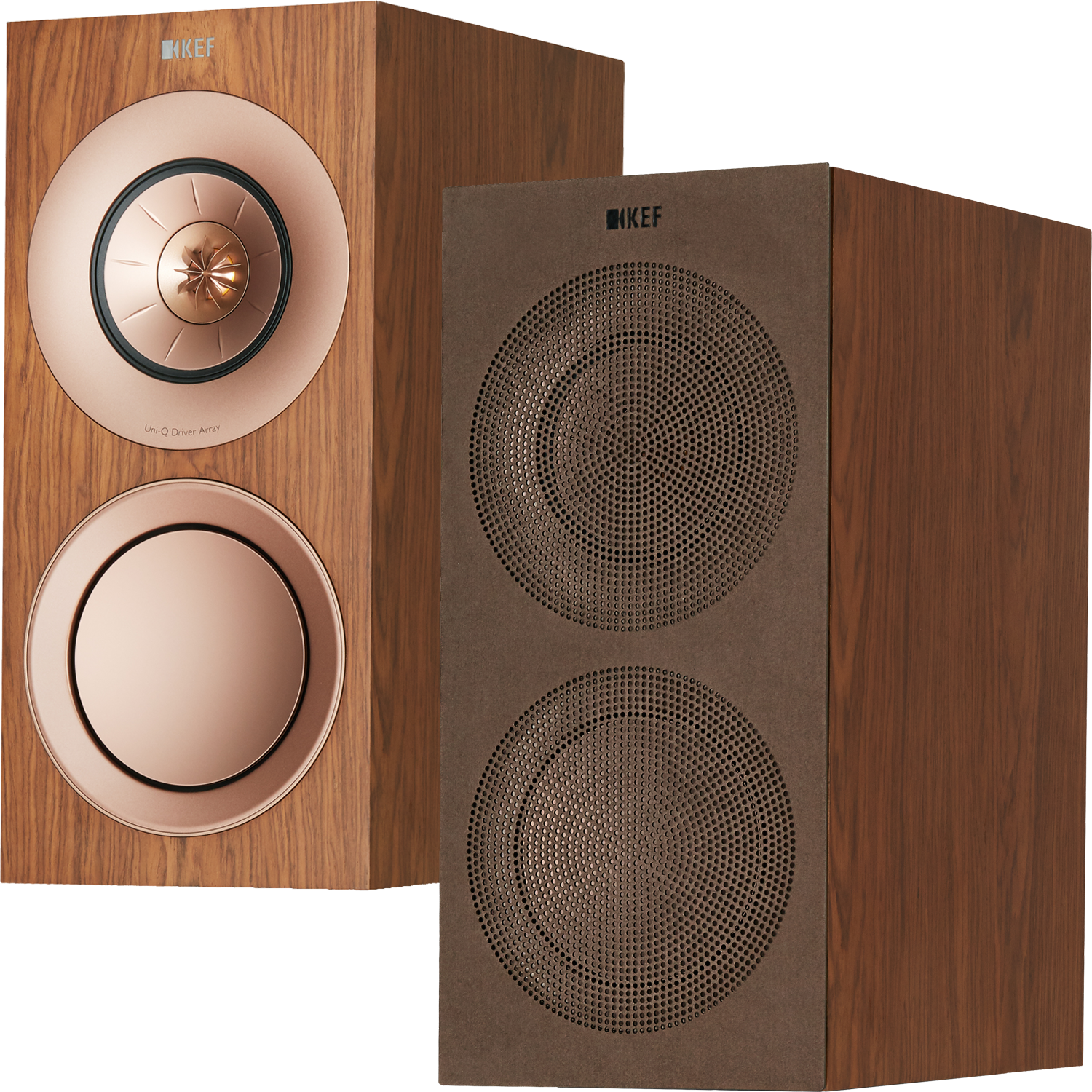 Kef R3 R Series 6 5 Bookshelf Speakers Gloss Walnut Pair