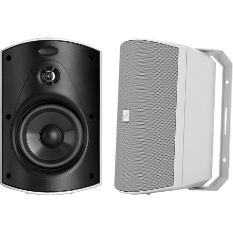 POLK AUDIO Patio 200 PAIR 5" 2-Way Indoor/Outdoor Loudspeakers White 