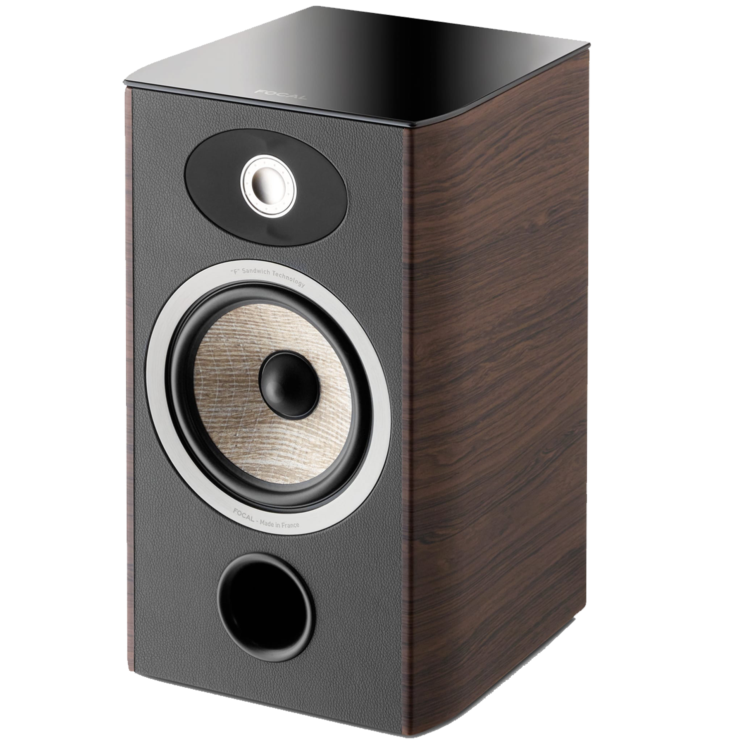 Focal Aria 906 6 5 2 Way Bookshelf Speaker Dark Walnut Each Open