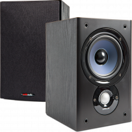 POLK AUDIO T300 PAIR 5.25" 2-Way Bookshelf Speaker Black