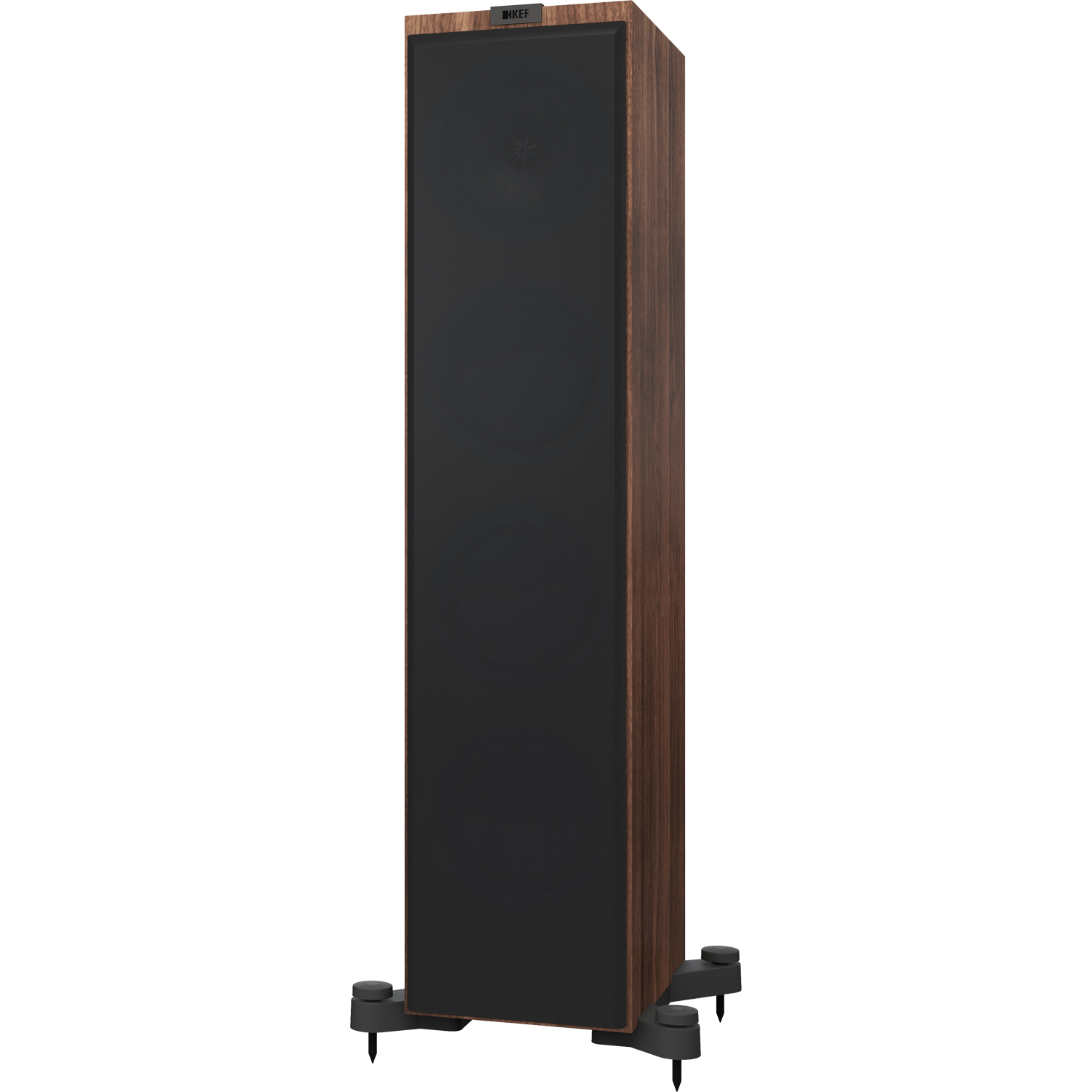 KEF Q750 6.5" 3Way Floorstanding Speaker Walnut Each Accessories4less