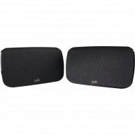 POLK AUDIO SR1 Wireless Rear Surround Speakers for MagniFi MAX Sound Bar System Black Pair