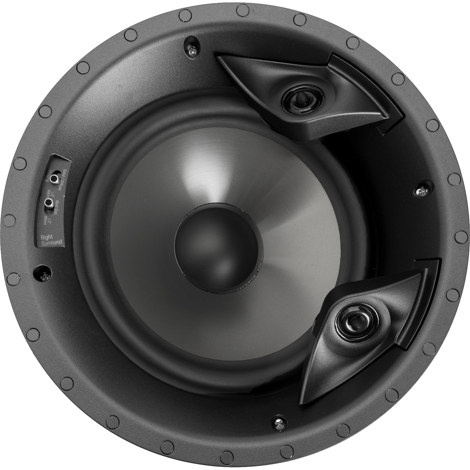 POLK AUDIO 80F/X-LS 8" 2-Way Dual Tweeter In-Ceiling Speaker Pair