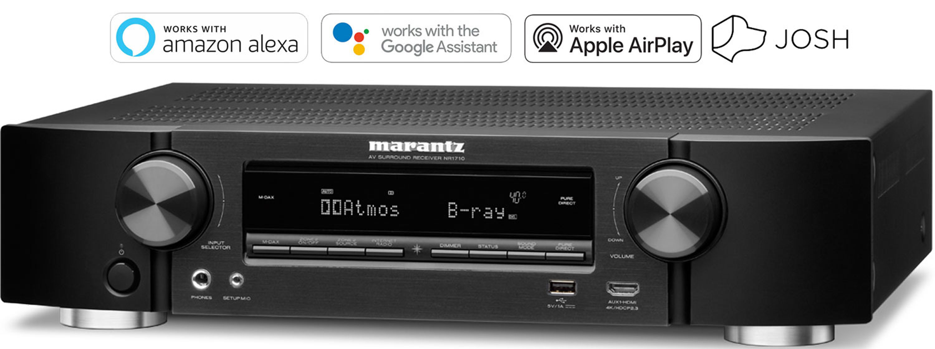 Marantz Nr1710 Slim 7 2 Ch X 50 Watts A V Receiver Accessories4less