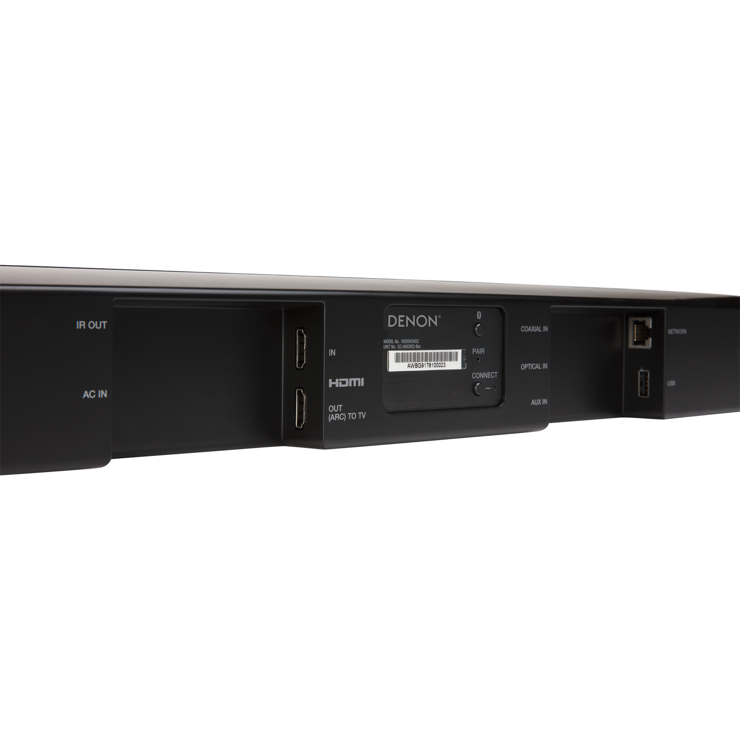 DENON DHTS516H Sound Bar and Wireless Subwoofer with HEOS