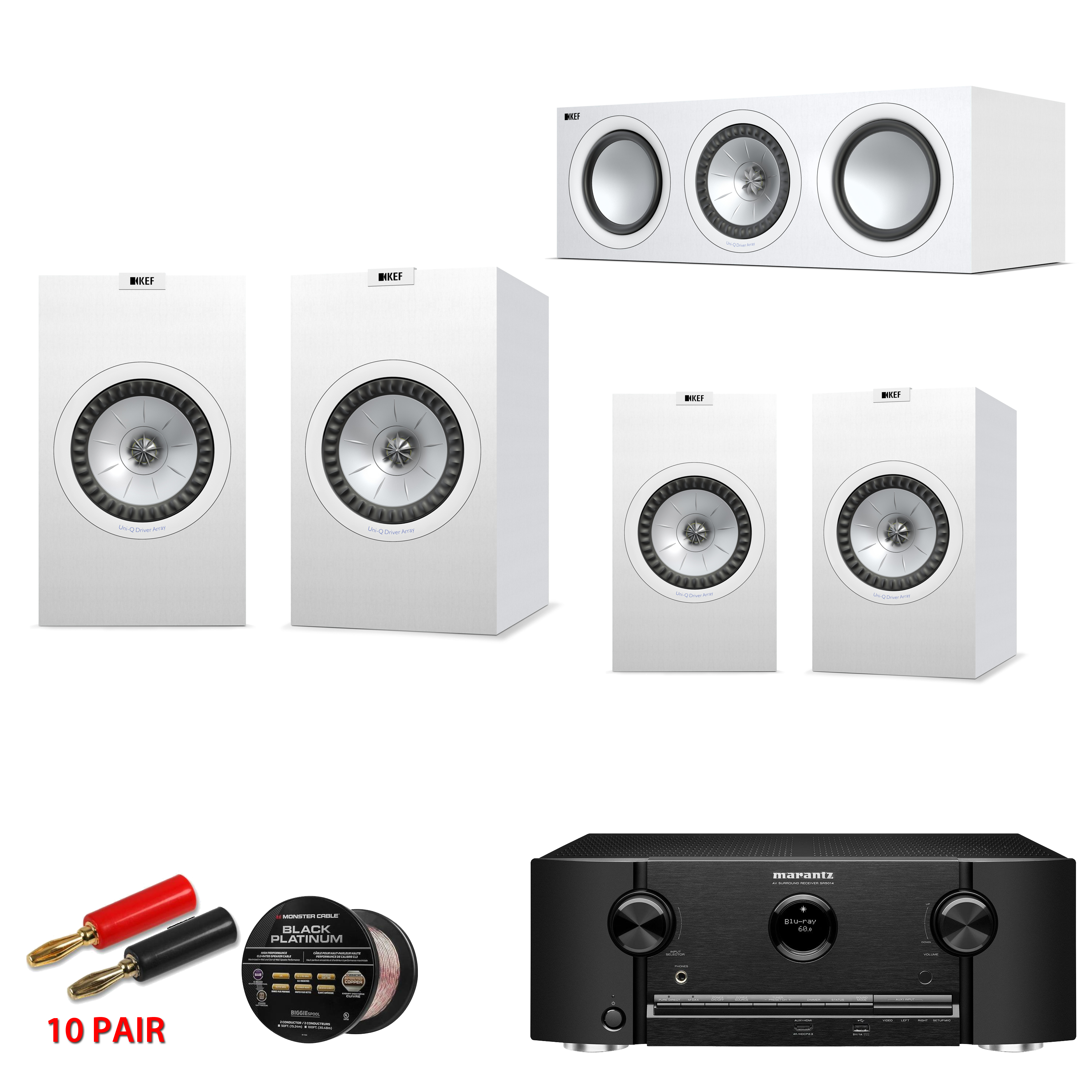 Kef Entry Level Speaker Package W Marantz Sr5014 Accessories4less Contact us for stock availability. kef entry level speaker package w marantz sr5014