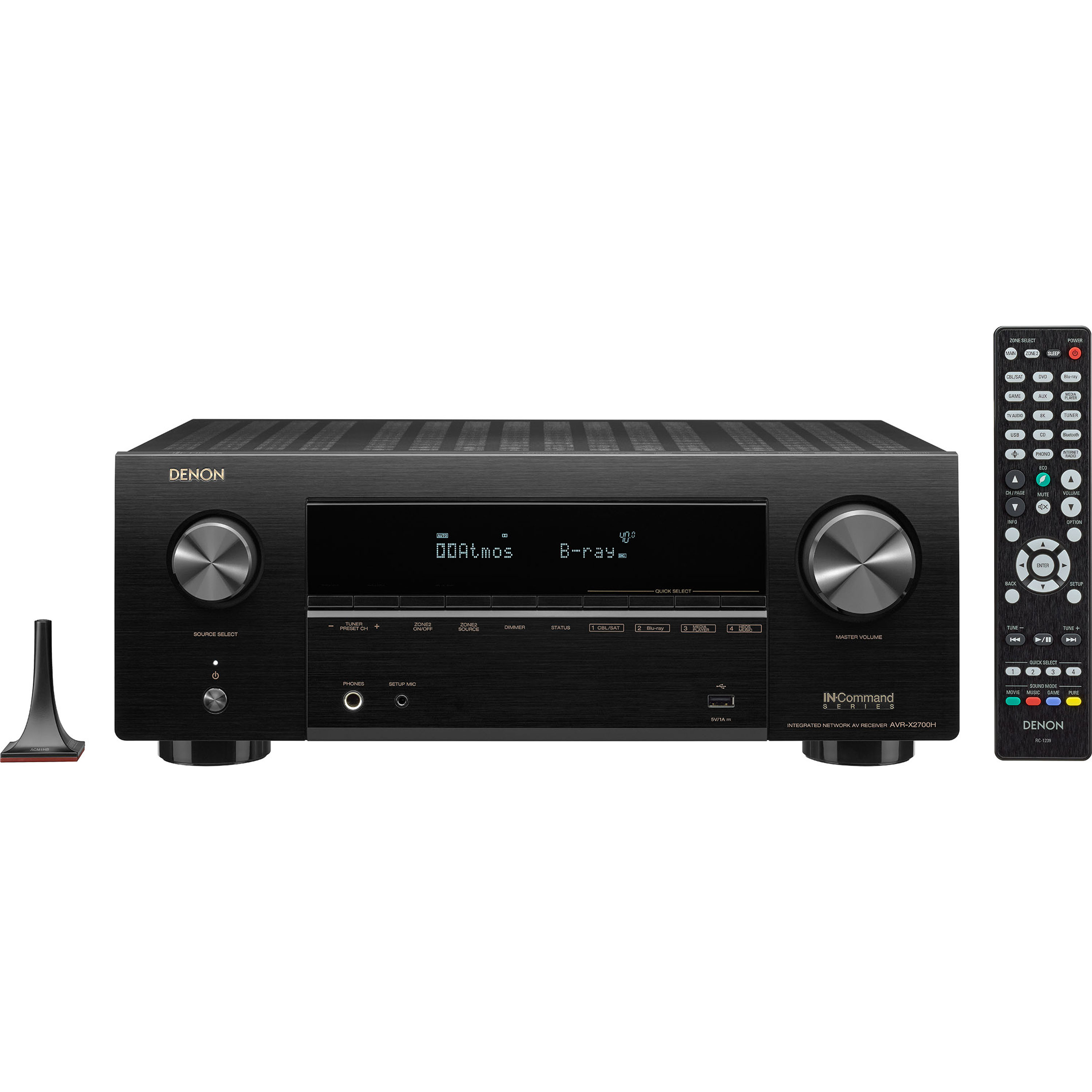 AVR-X2700H 7.2-Ch x 95 Watts 8K A/V Receiver w/HEOS