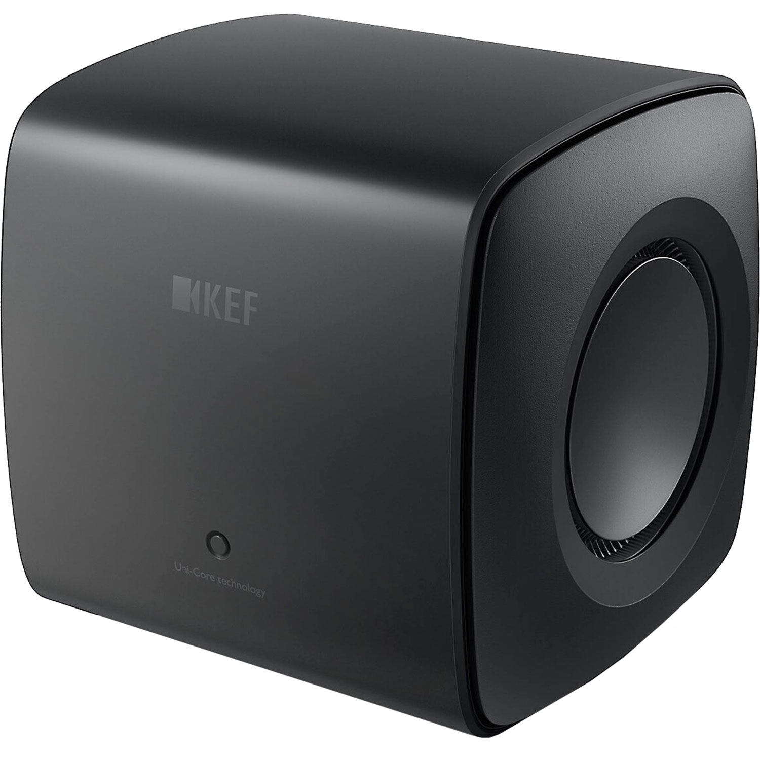 KEF KC62 6.5" 1000 Watt Powered Subwoofer Carbon Black