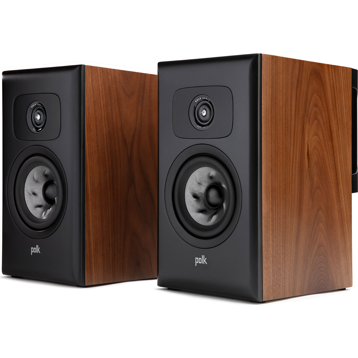 POLK AUDIO Legend L100 PAIR 5.25" Bookshelf Speakers Brown Walnut