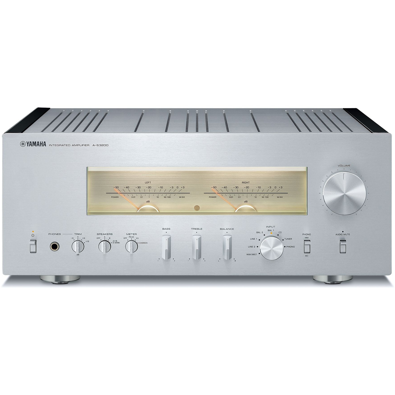YAMAHA A-S3200 Stereo 200W Integrated Amplifier Silver