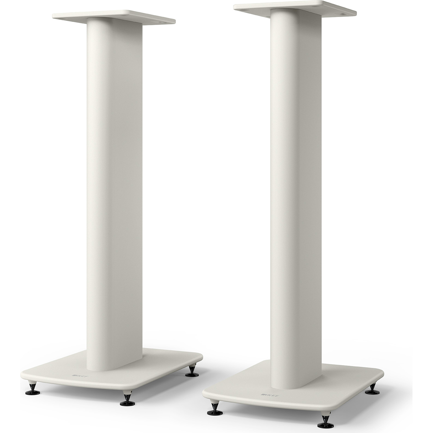KEF S2 PAIR 26" Speaker Stands for LS50 Meta & LS50 Wireless II Speakers Mineral White 