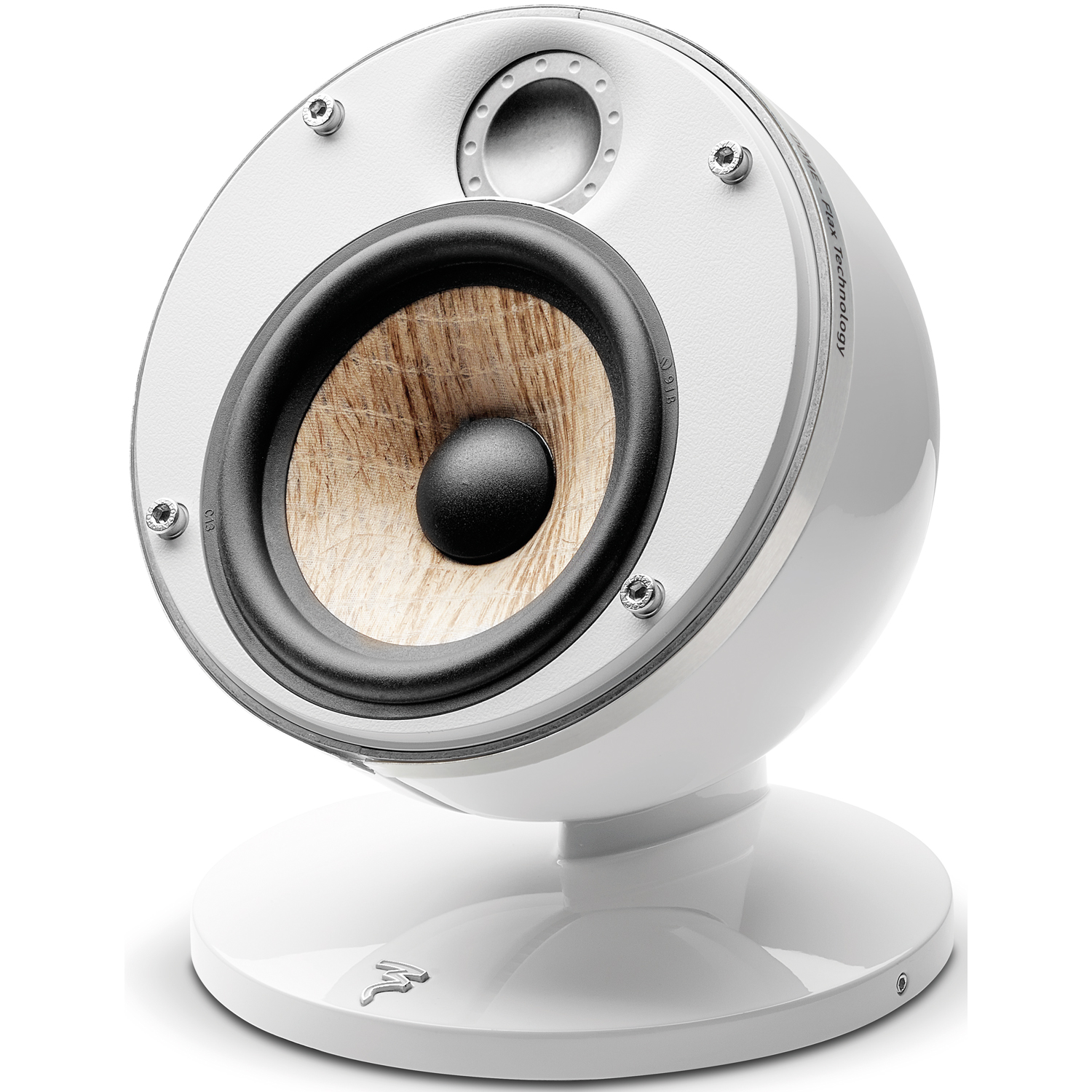 FOCAL Dôme Flax Ultra-Compact Satellite Speaker White EACH