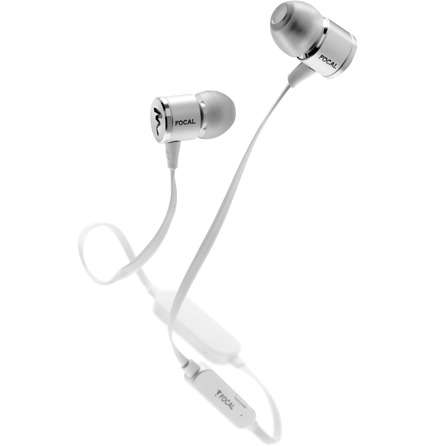 FOCAL NEW Spark Wireless In-Ear Headphones w/mic Silver