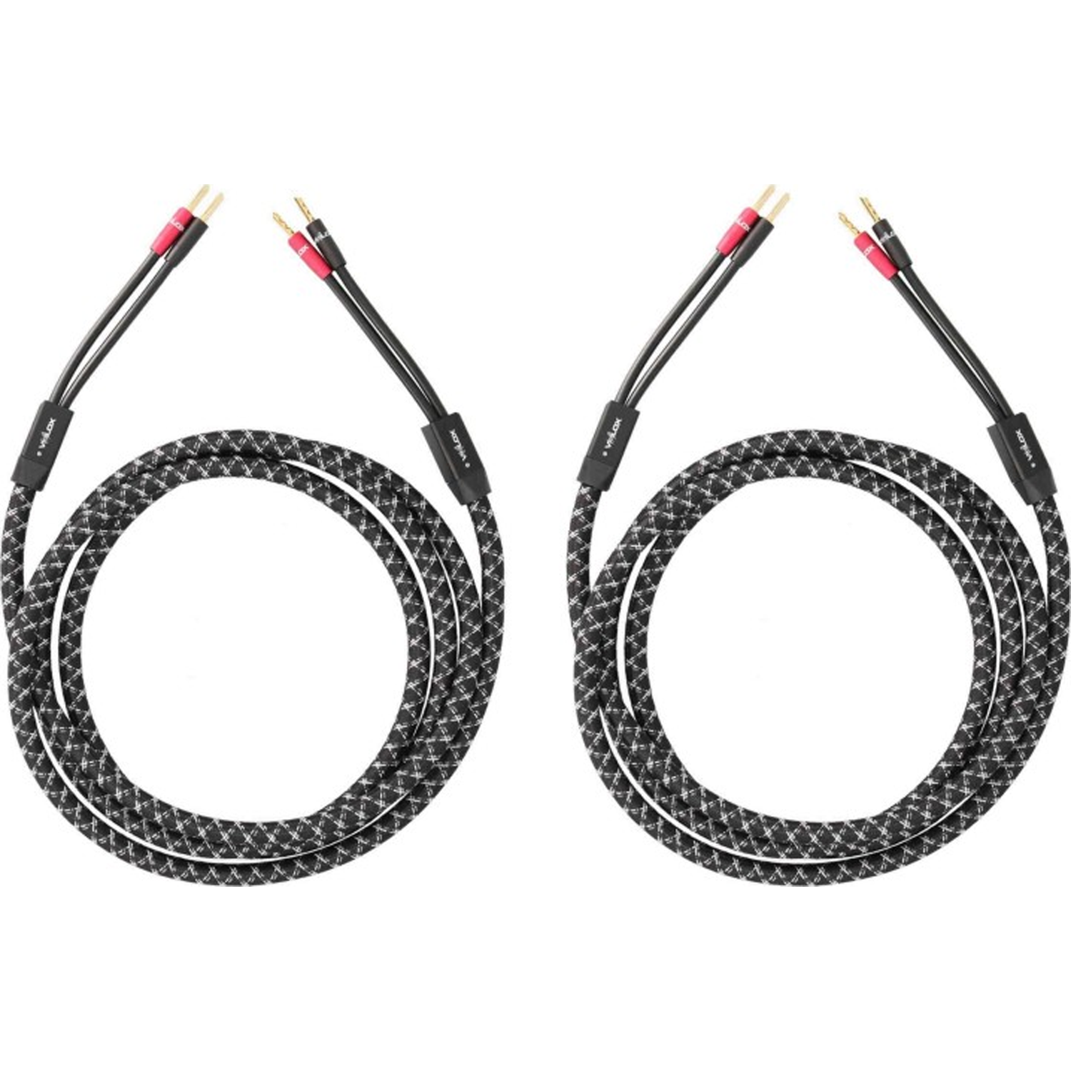 ETHEREAL Velox 8ft Pair Audiophile 12ga Terminated Speaker Cables