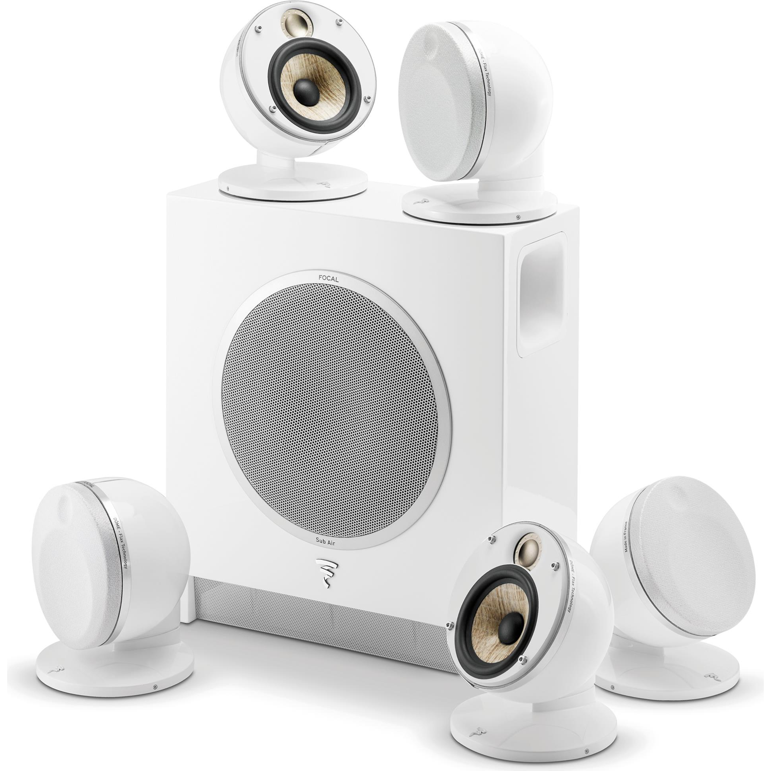 FOCAL Dome Flax 5.1 Home Cinema System White