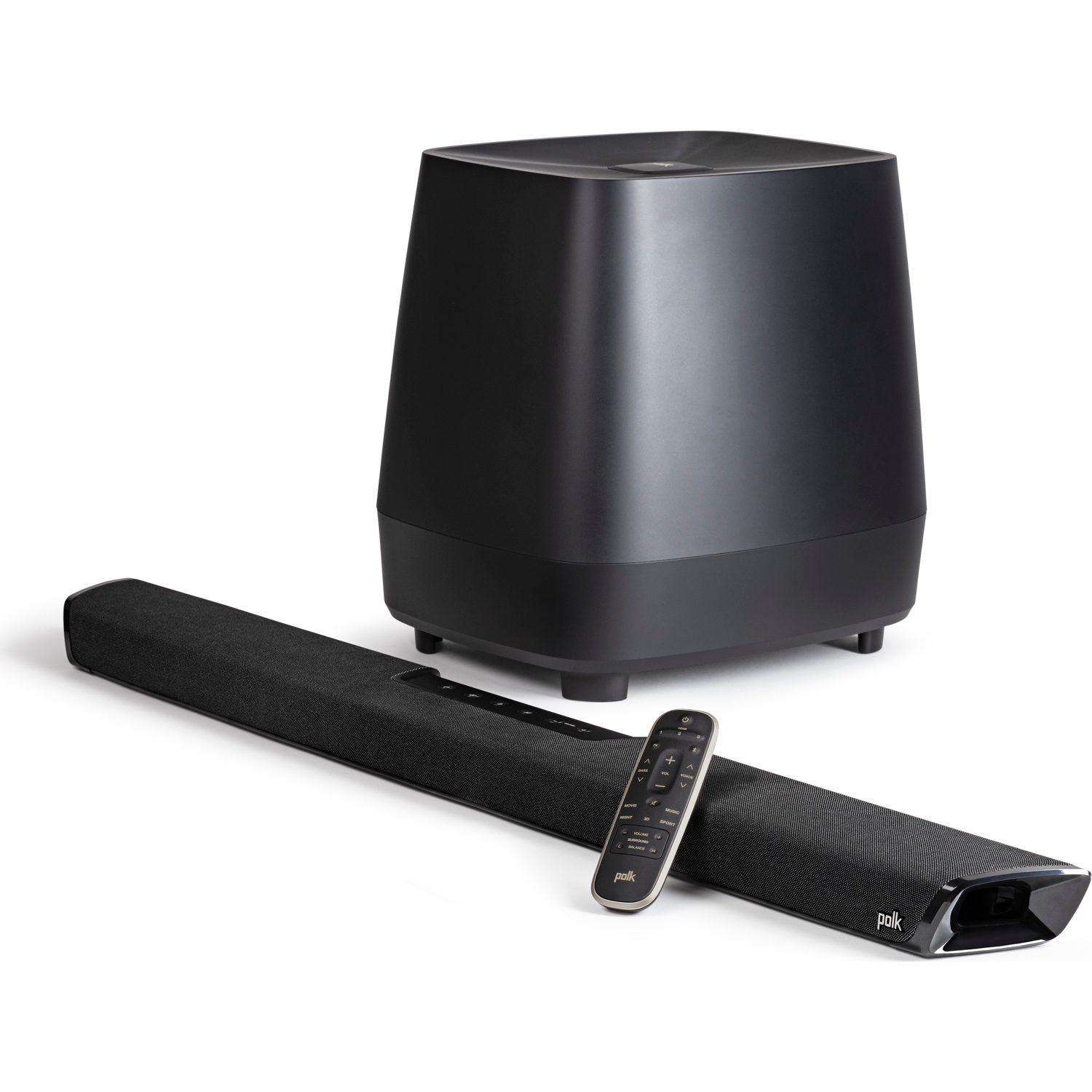 POLK AUDIO MagniFi 2 Sound Bar & Wireless Sub. Chromecast