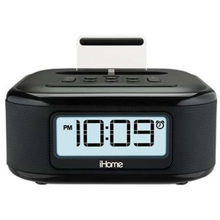 iHOME IPL23B V1 Stereo FM Clock Radio with Lightning Connector OPEN BOX