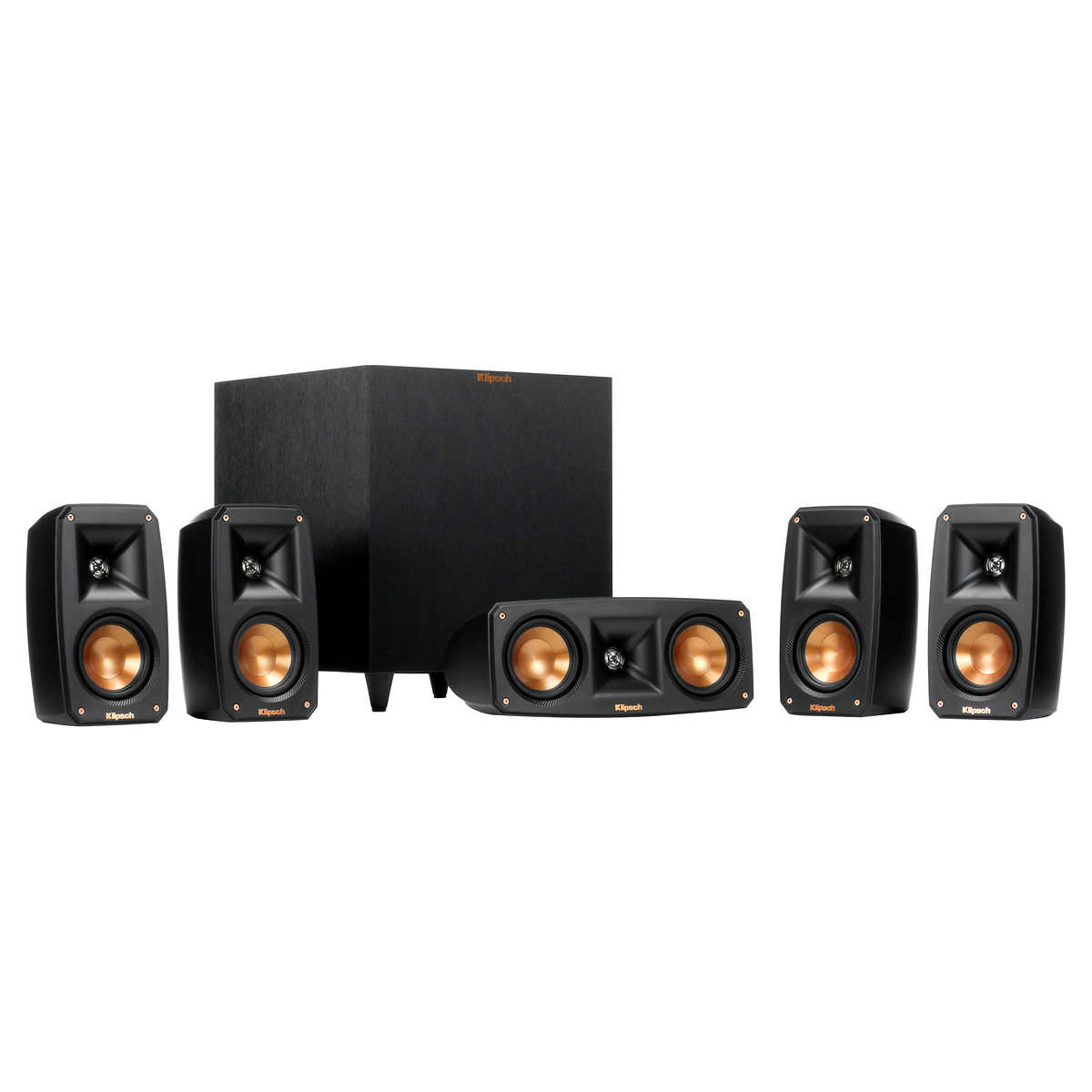 DENON  AVR-S760H Atmos Receiver & Klipsch 5.1 Speaker Package