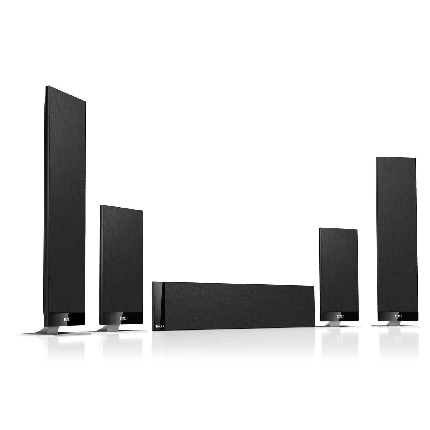 KEF T205 5.0 Home Theater Speaker System BLACK