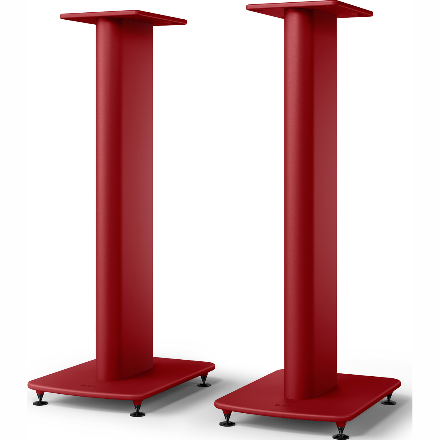 KEF NEW S2 PAIR 26" Speaker Stands for LS50 Meta & LS50 Wireless II Speakers Crimson Red