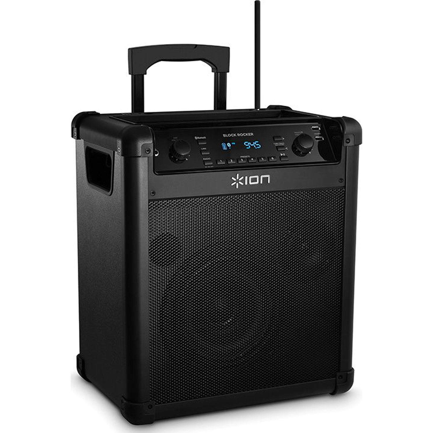 ION AUDIO Block Rocker Bluetooth Portable Speaker System with Wireless Technology USED