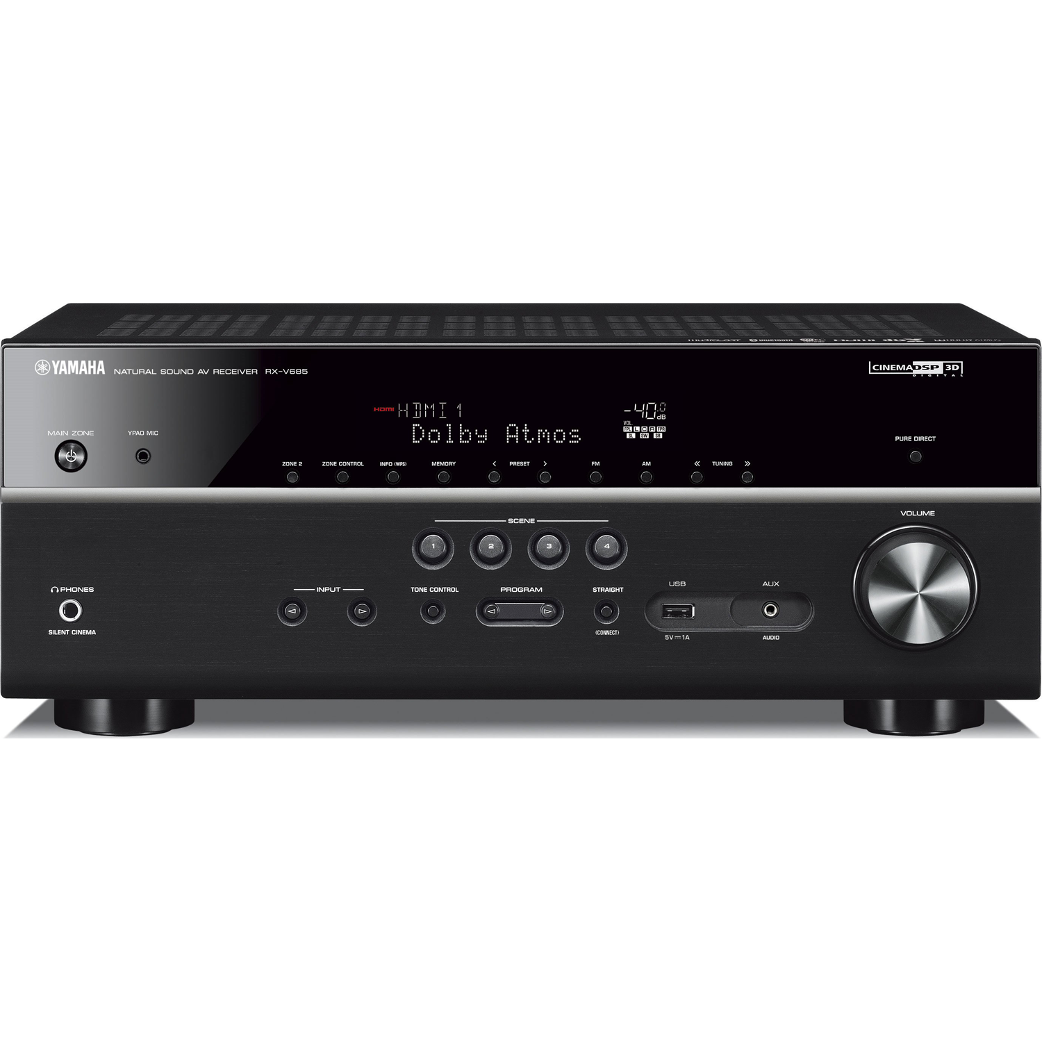 YAMAHA RX-V685 7.2-Ch x 90 Watts A/V Receiver