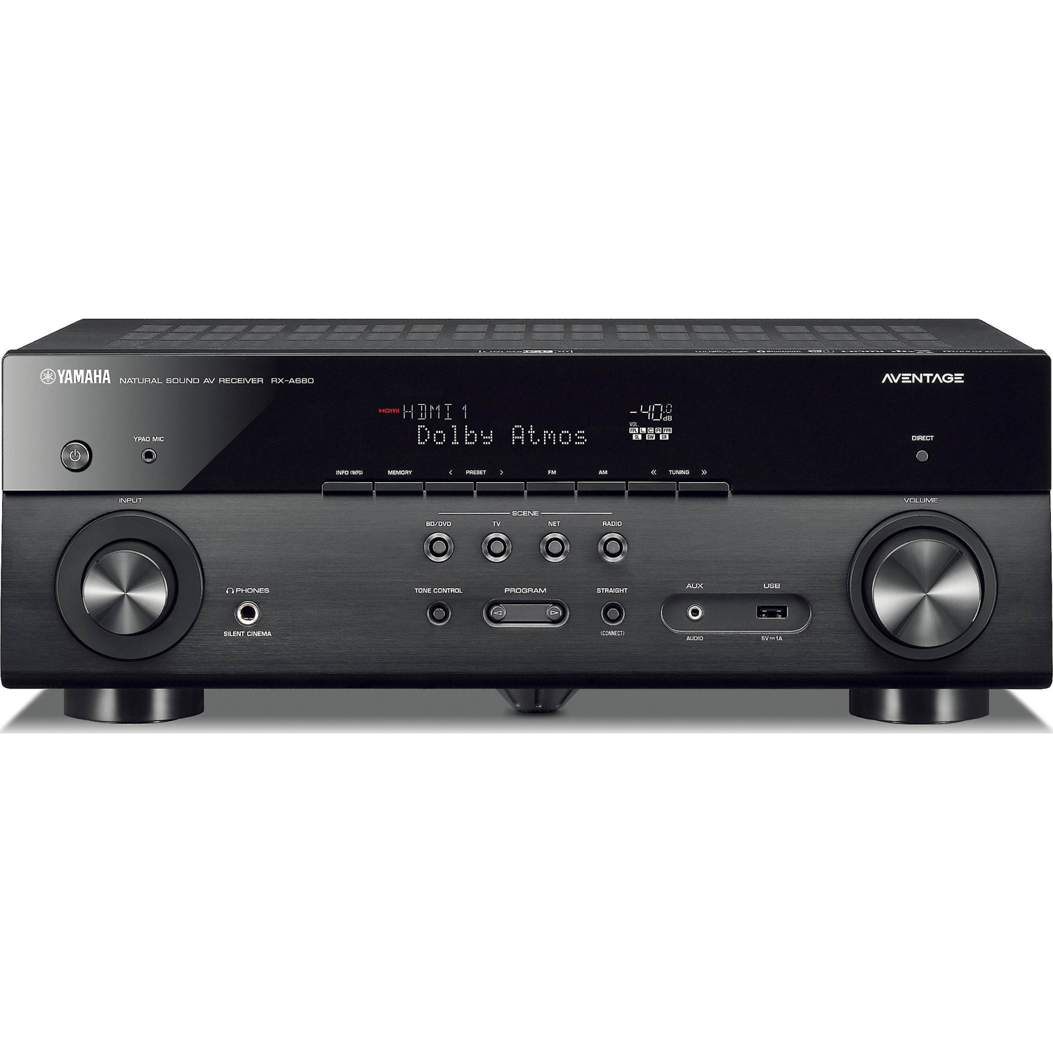 YAMAHA NEW RX-A680 7.2-Ch x 80 Watts Networking A/V Receiver 