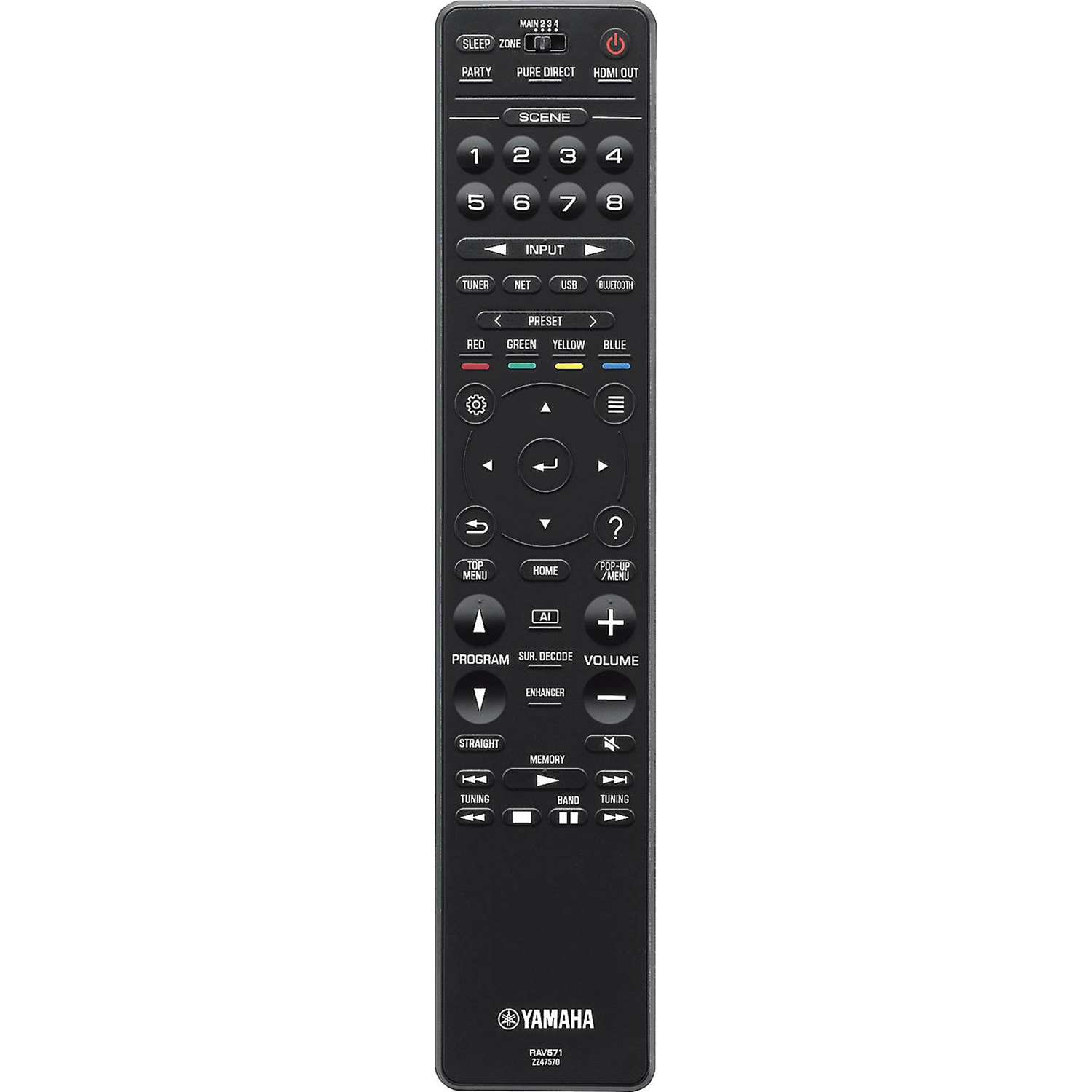 YAMAHA RX-A3080 REMOTE