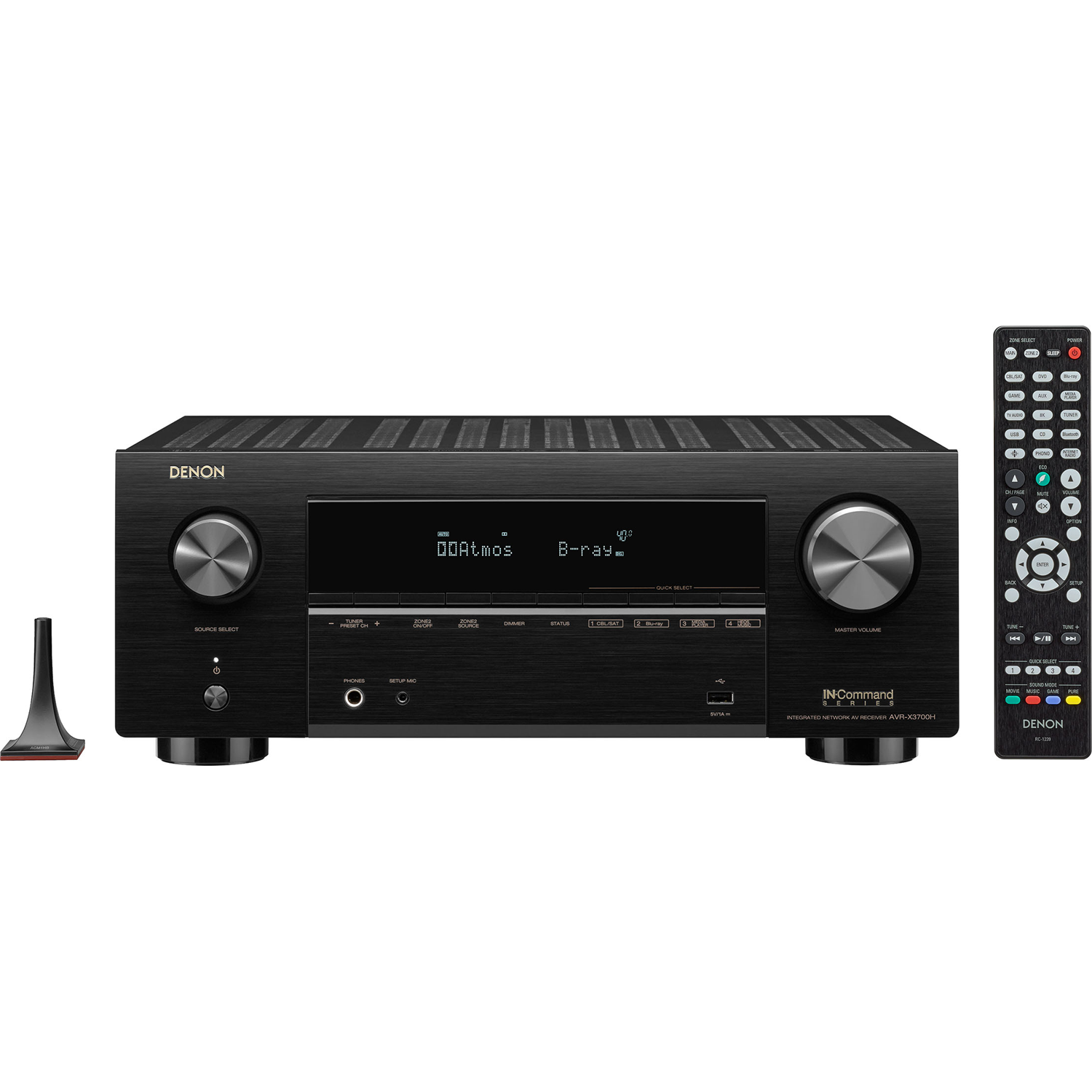 DENON AVR-X3700H 9.2-Ch x 105 Watts 8K A/V Receiver w/HEOS