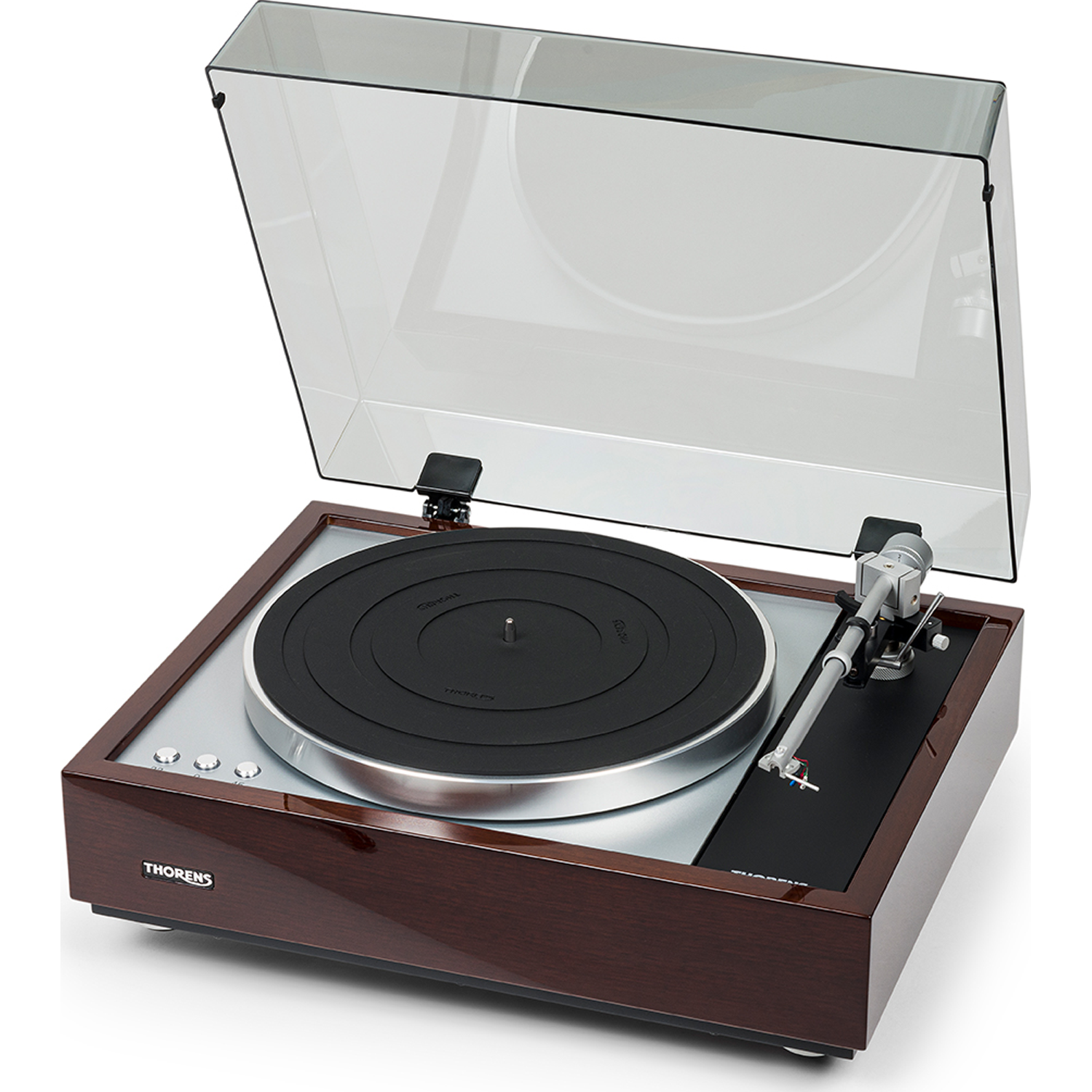 THORENS TD 1600 Fully Manual Two-Speed Stereo Turntable Walnut