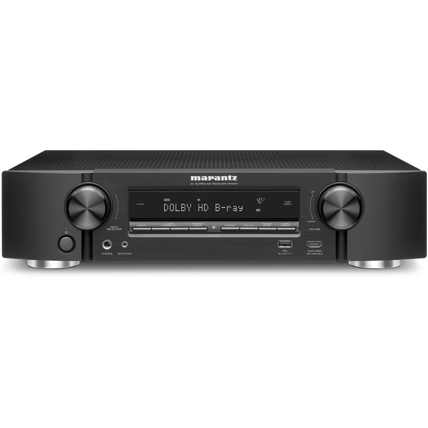 Amplificador Yamaha RX-V385 5.1-Ch A/V Bluetooth / Centro del Sonido