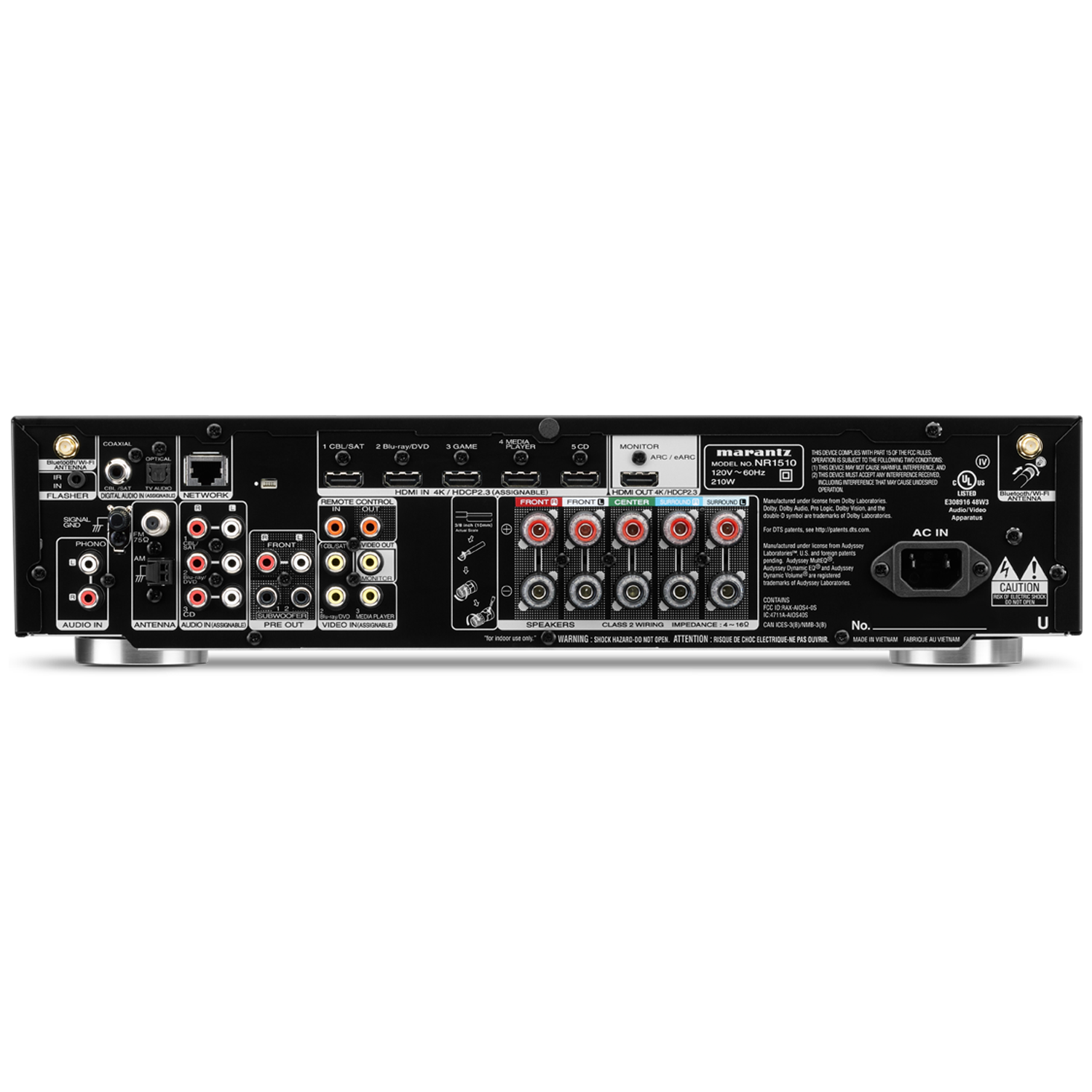 MARANTZ NR1510 Slim 5.2-Ch x 50 Watts A/V Receiver | Accessories4less