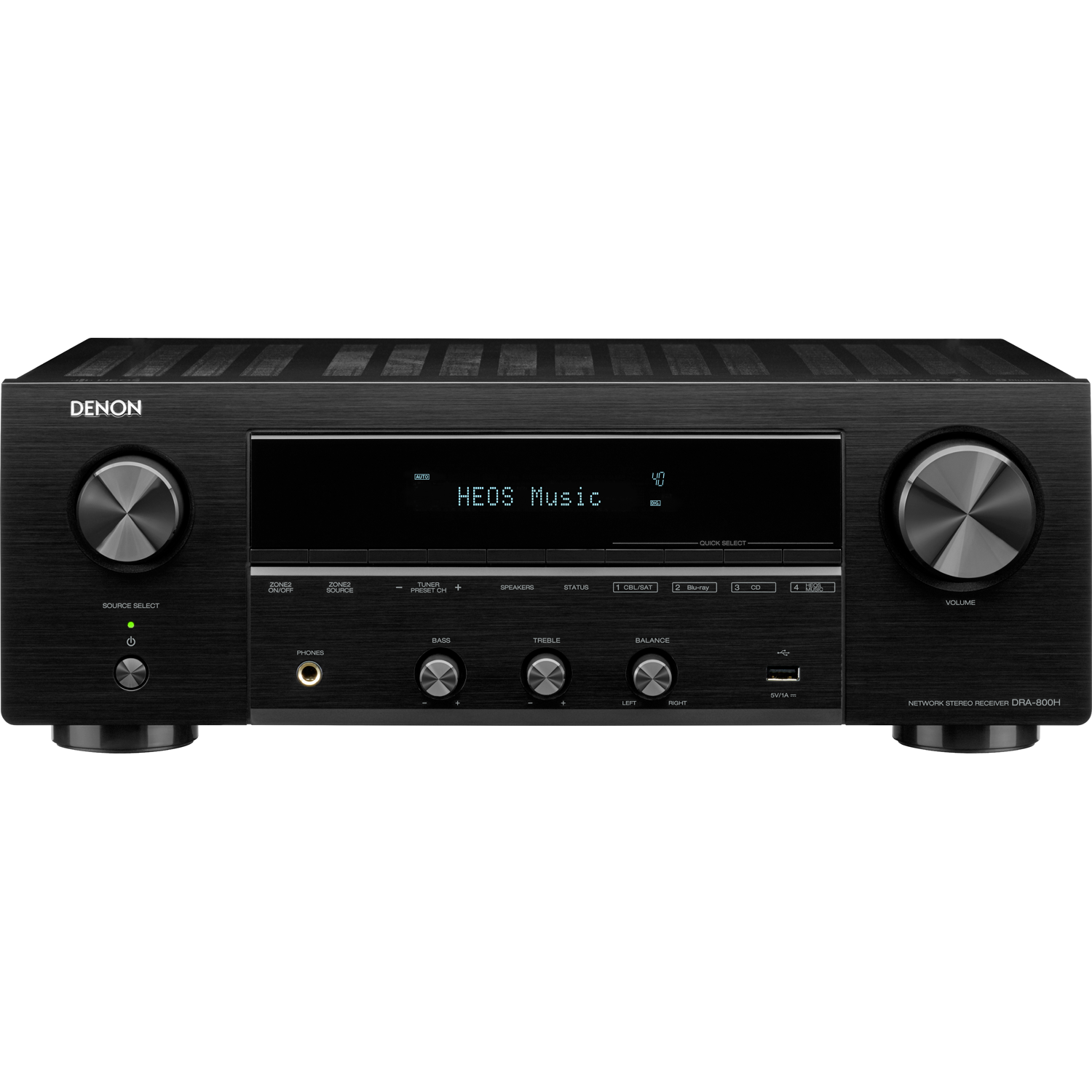 Geometrie Motiveren Emigreren DENON DRA-800H 2 x 100 Watts Stereo Receiver w/HEOS | Accessories4less