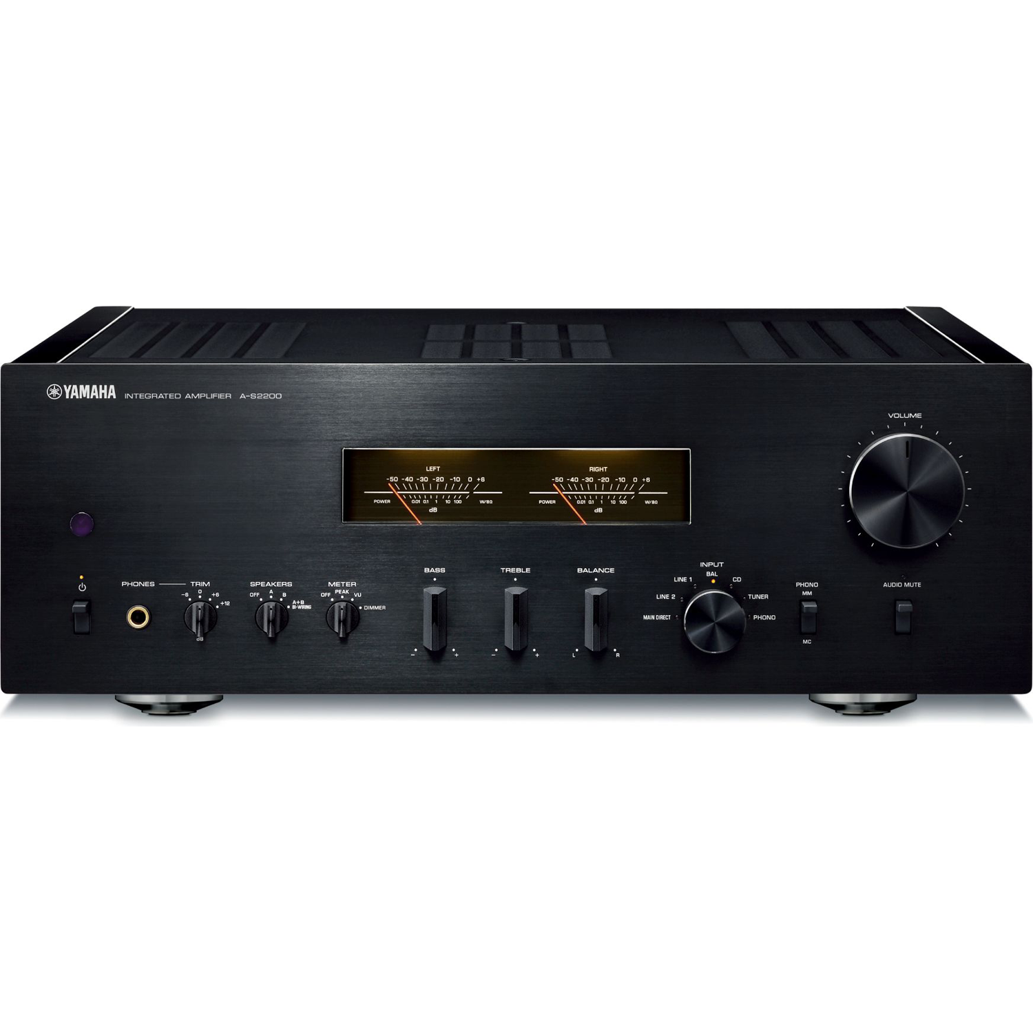 YAMAHA A-S2200 2-Ch x 90 Watts Integrated Stereo Amplifier Black