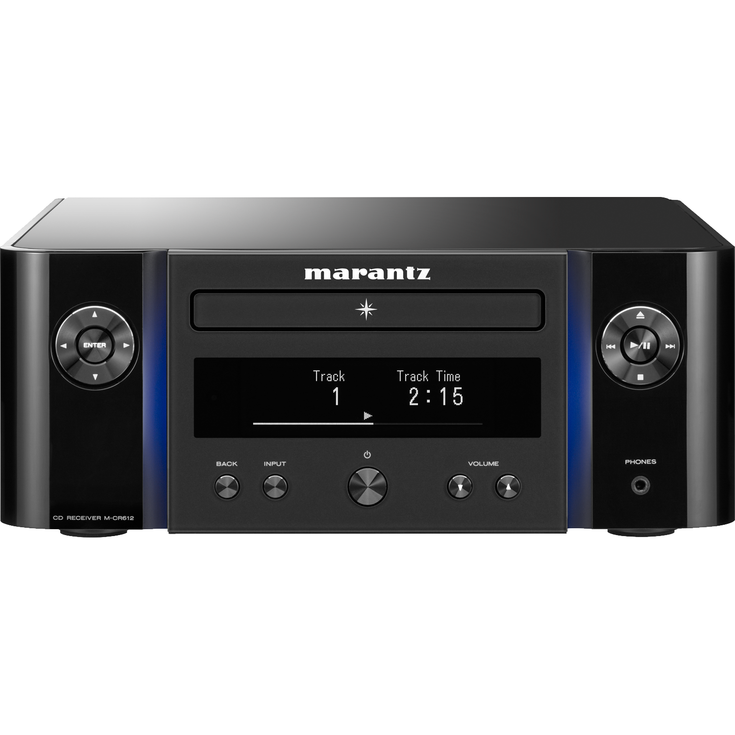 2019 Model | Wi-Fi Compatible with  Alexa Bluetooth AM/FM Tuner AirPlay 2 and Heos Connectivity CD Player Unlimited Music Streaming Black Marantz M-CR612 Network CD Receiver 