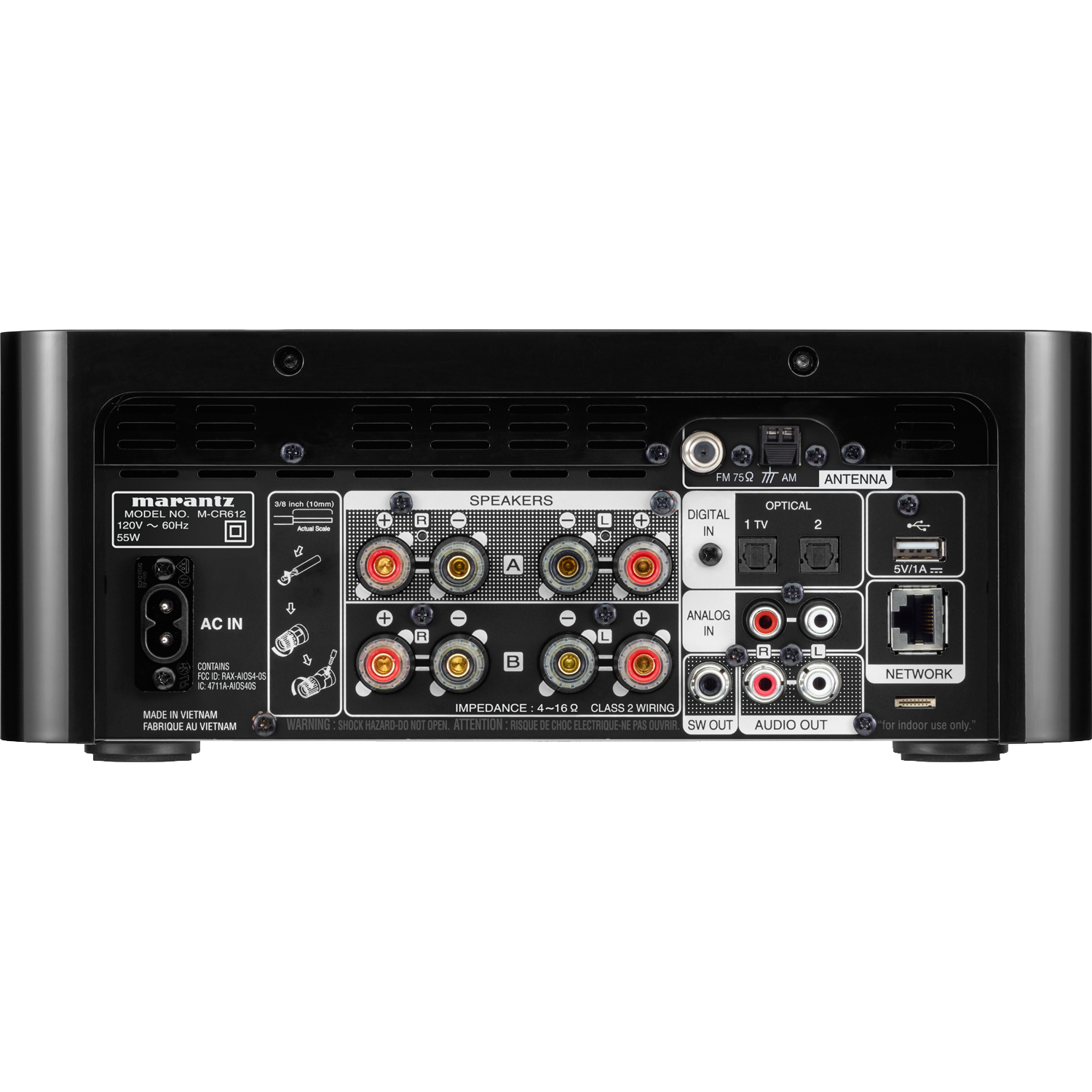 MARANTZ M-CR612 BACK