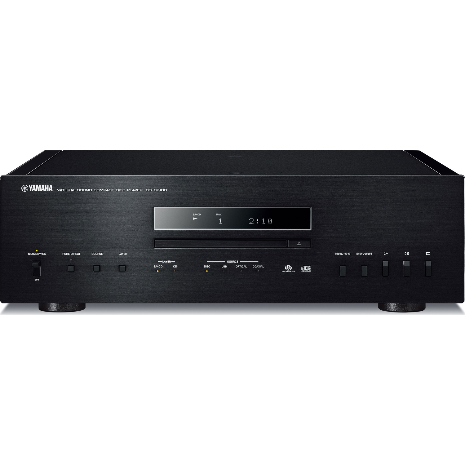 Them tofu Applied YAMAHA CD-S2100 Natural Sound Super Audio CD Player Black | Accessories4less