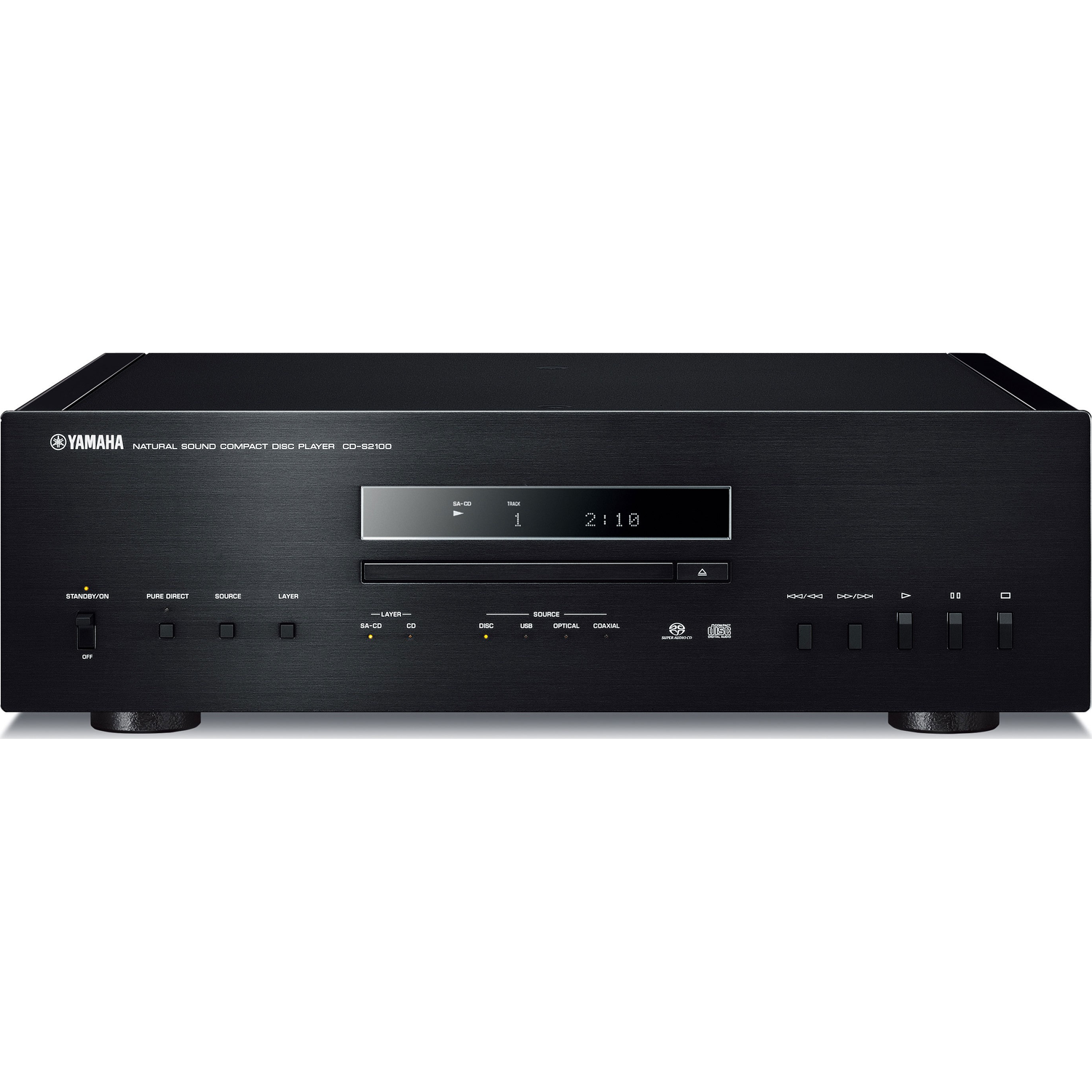 YAMAHA CD-S2100 Natural Sound Super Audio CD Player Black