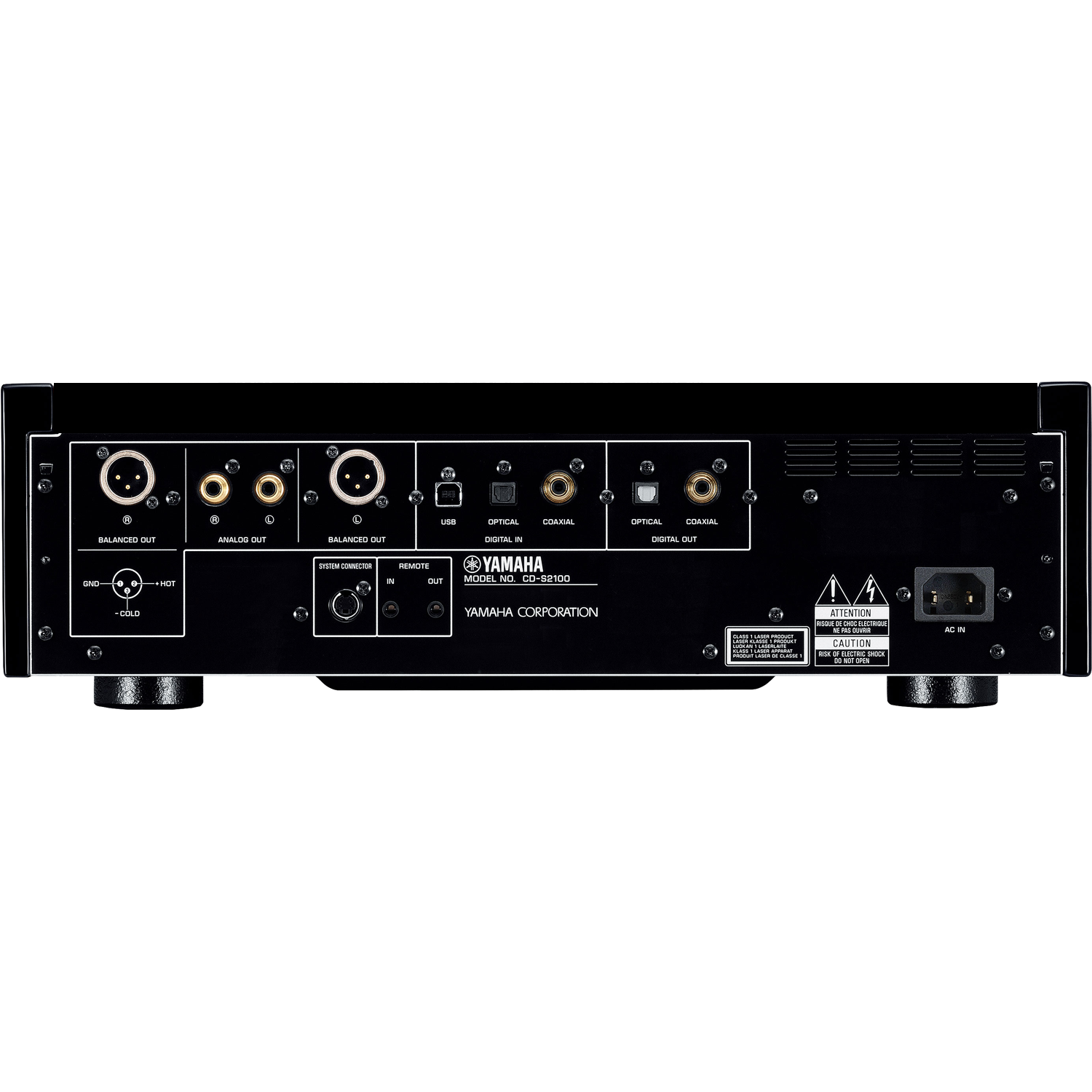 YAMAHA CD-S2100 BACK