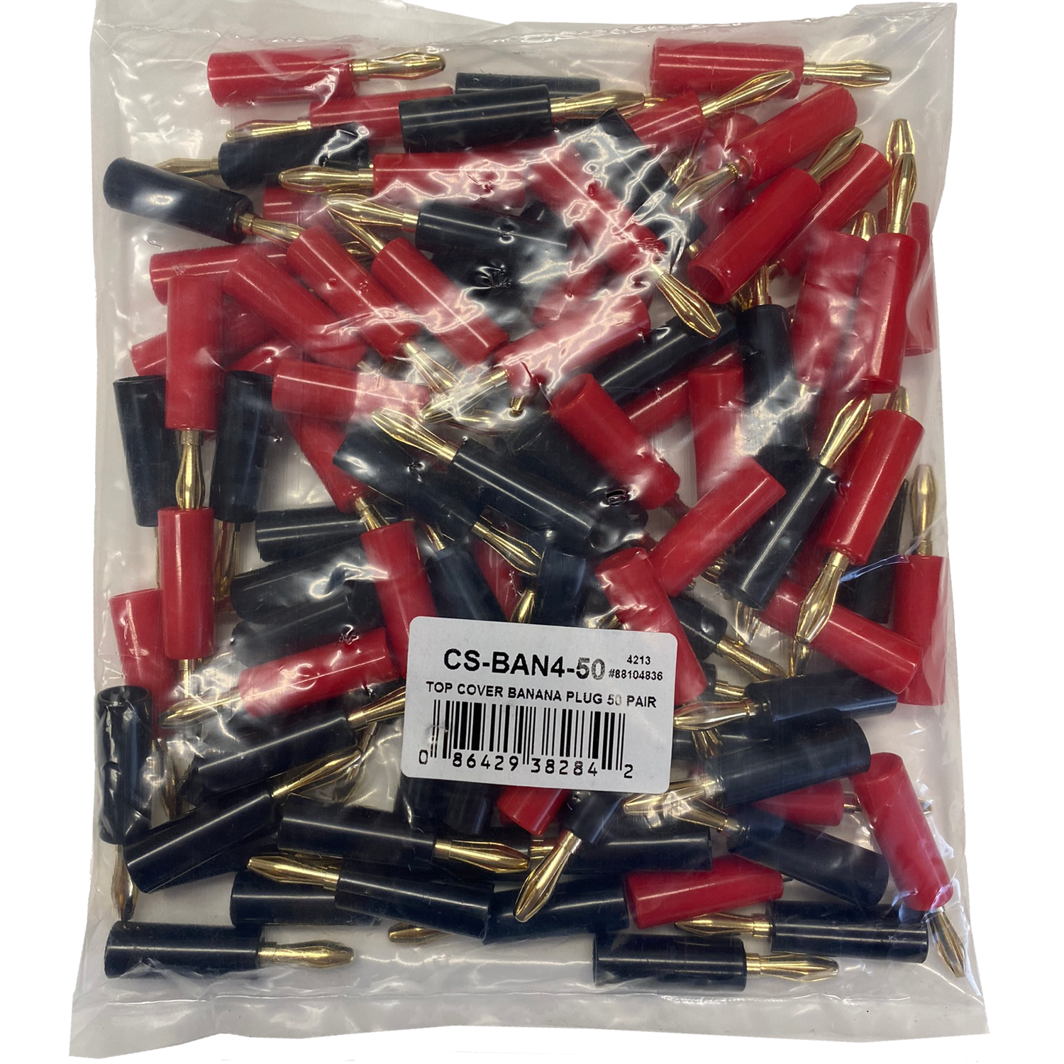 ETHEREAL CSBAN 50 Pairs Premium 24kt Insulated Banana Plug