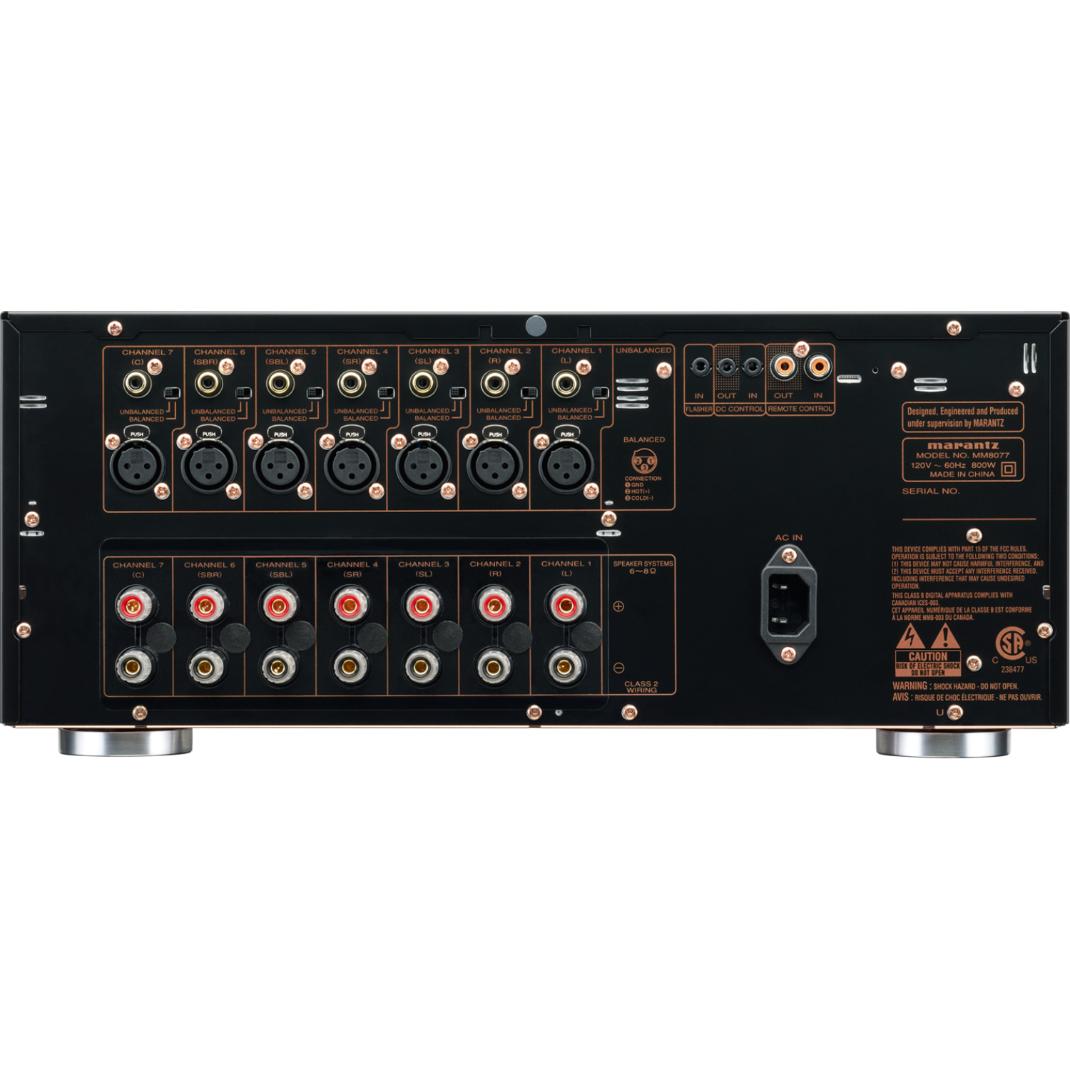 MARANTZ MM8077 BACK