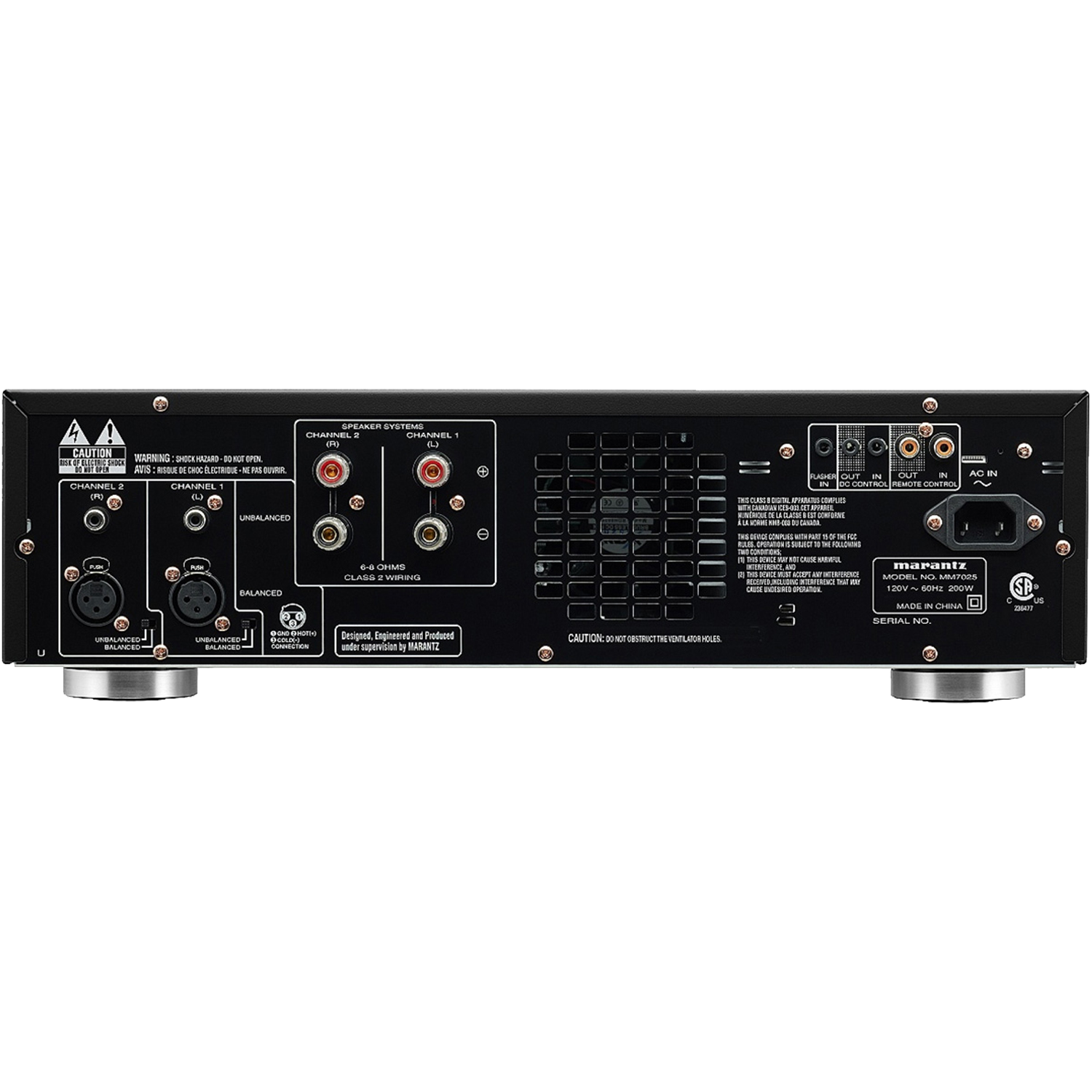 MARANTZ MM7025 BACK