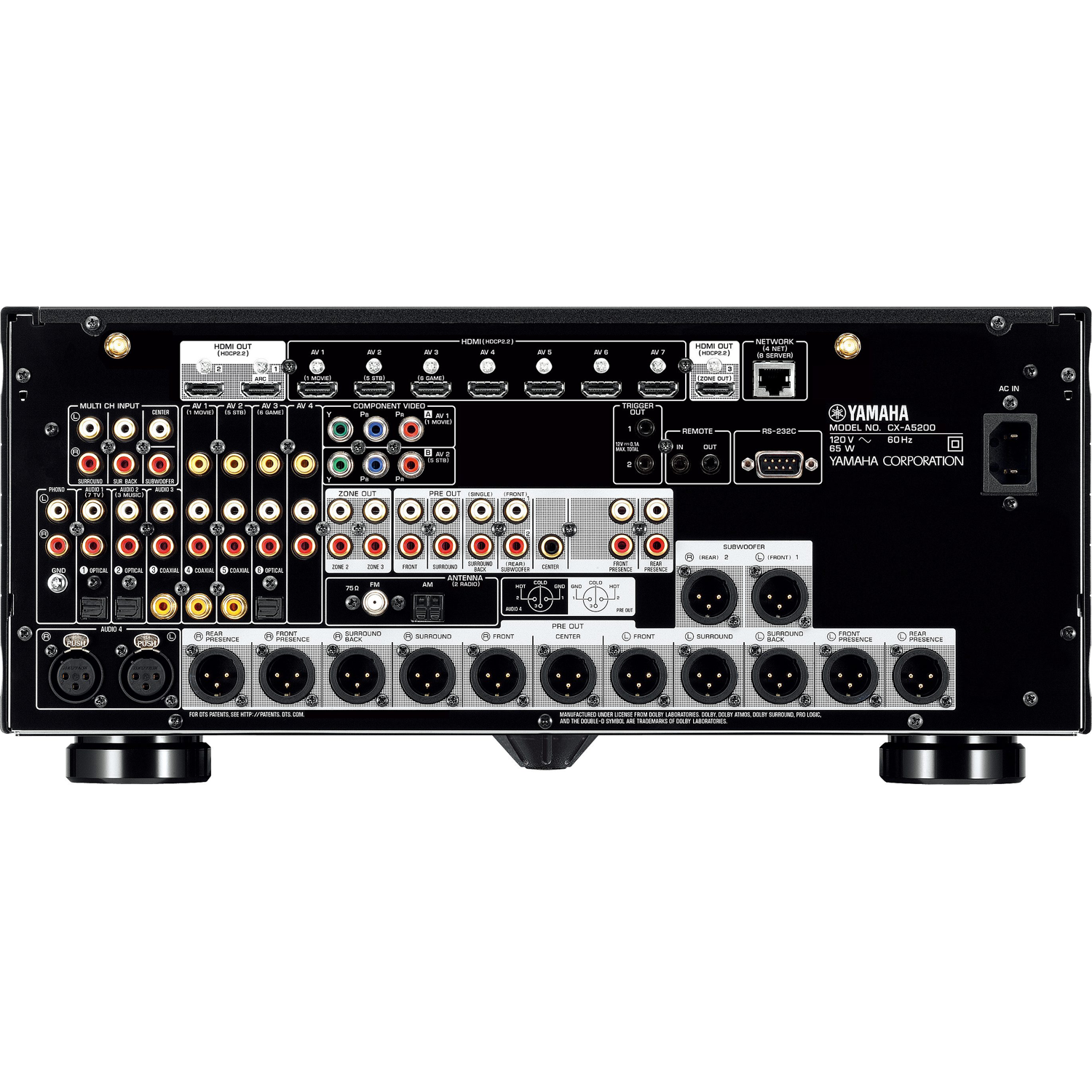 YAMAHA CX-A5200 BACK